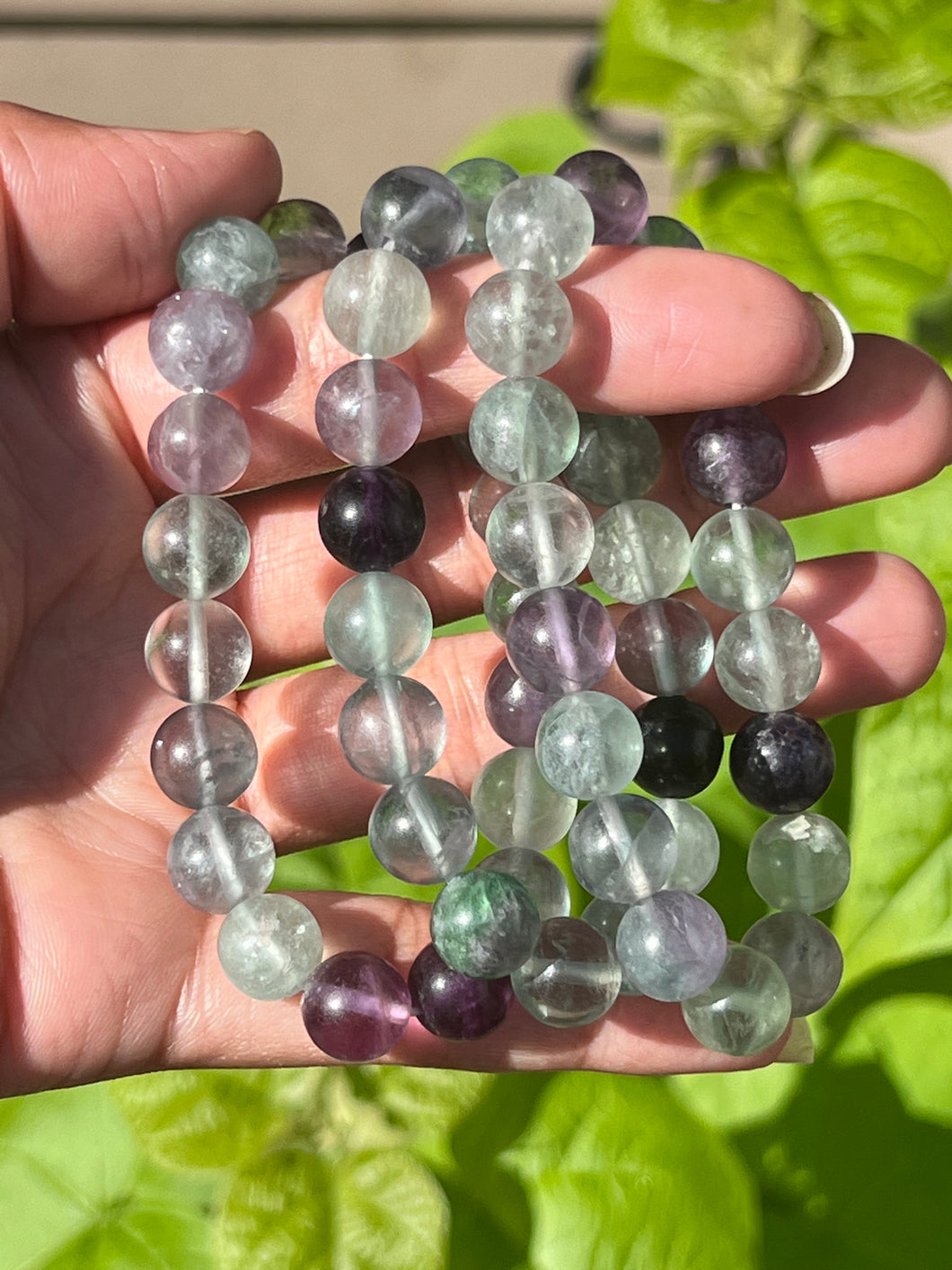 Fluorite Crystal Bracelets