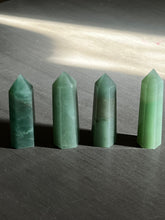 Load image into Gallery viewer, Green Aventurine Towers (small)
