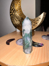 Load image into Gallery viewer, Moss Agate Tower
