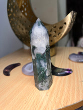 Load image into Gallery viewer, Moss Agate Tower
