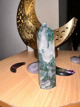 Load image into Gallery viewer, Moss Agate Tower
