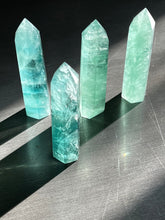 Load image into Gallery viewer, Green Fluorite Crystal Towers (small)
