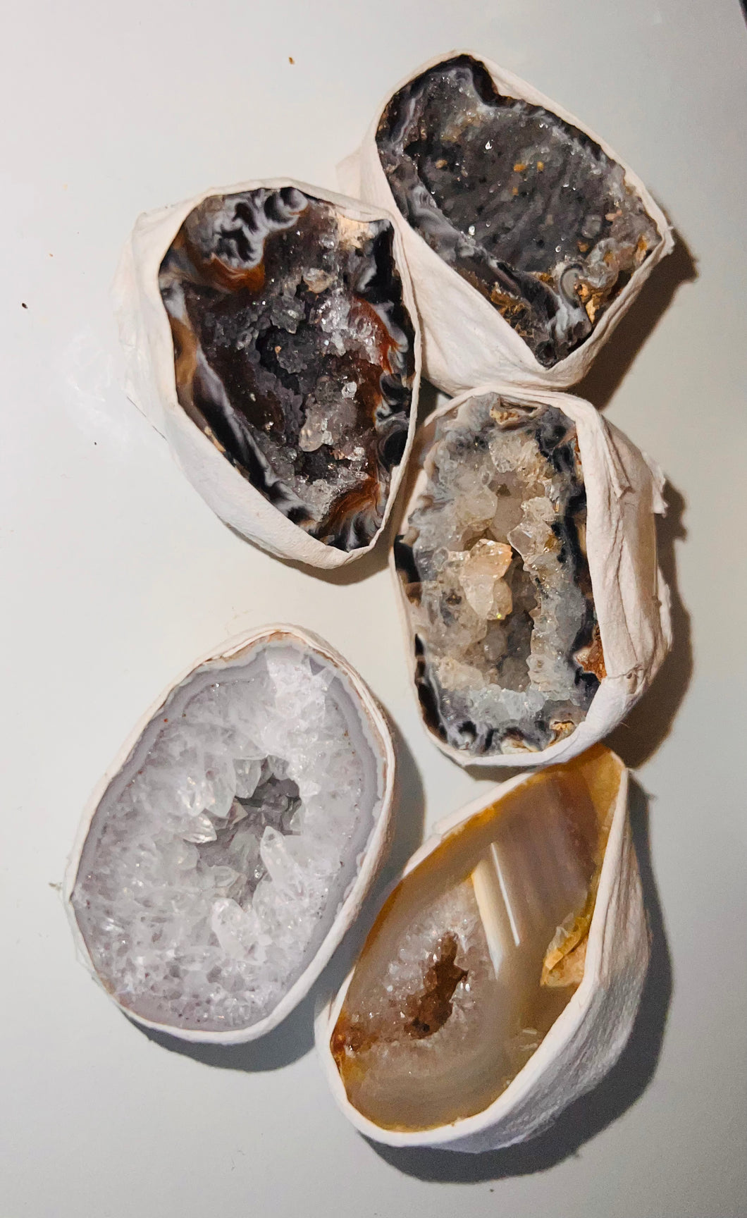 Oco Agate Druzy Geodes