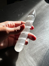 Load image into Gallery viewer, Satin Spar (Selenite) Spiral Wand
