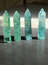 Load image into Gallery viewer, Green Fluorite Crystal Towers (small)
